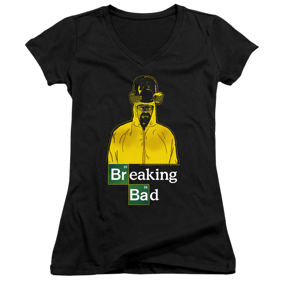Breaking Bad Hazmat - Juniors V-Neck T-Shirt