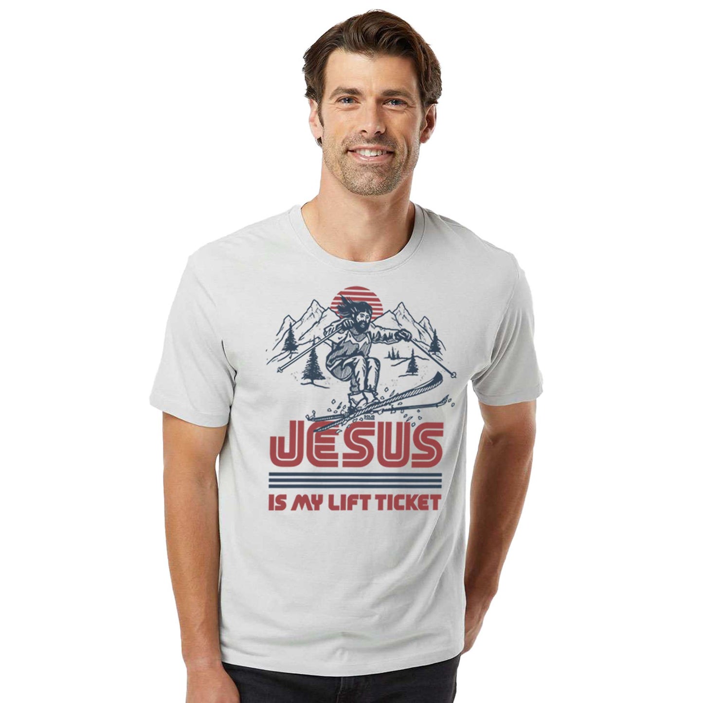 Jesus Is My Lift Ticket Organic Cotton T-shirt