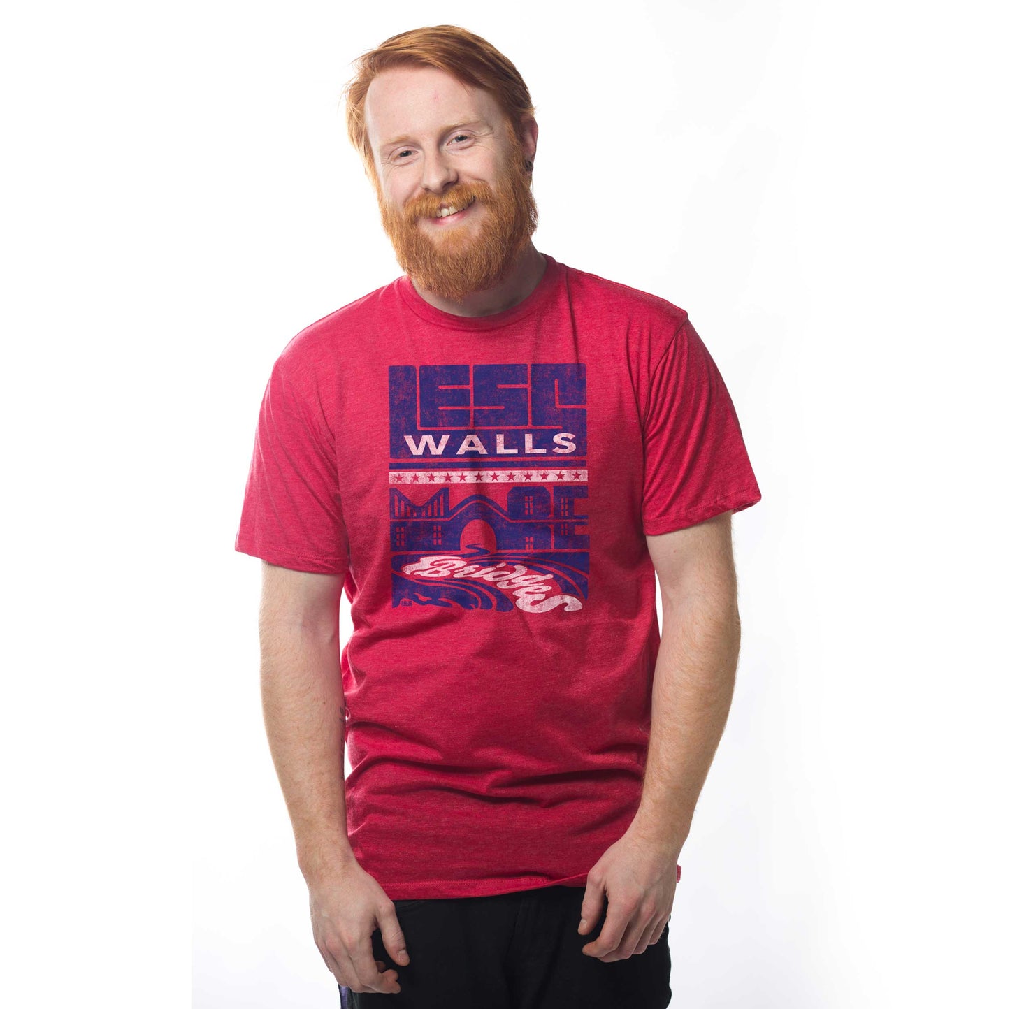 Less Walls More Bridges | Supports Immigration Reform T-shirt