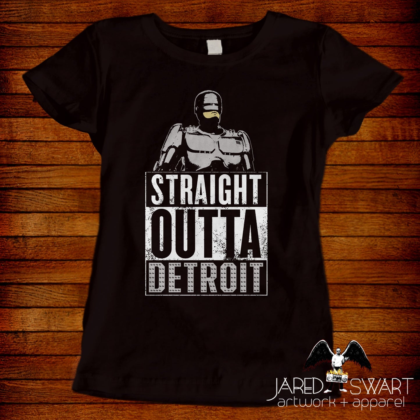 Robocop T-shirt Straight Outta Detroit pop-art
