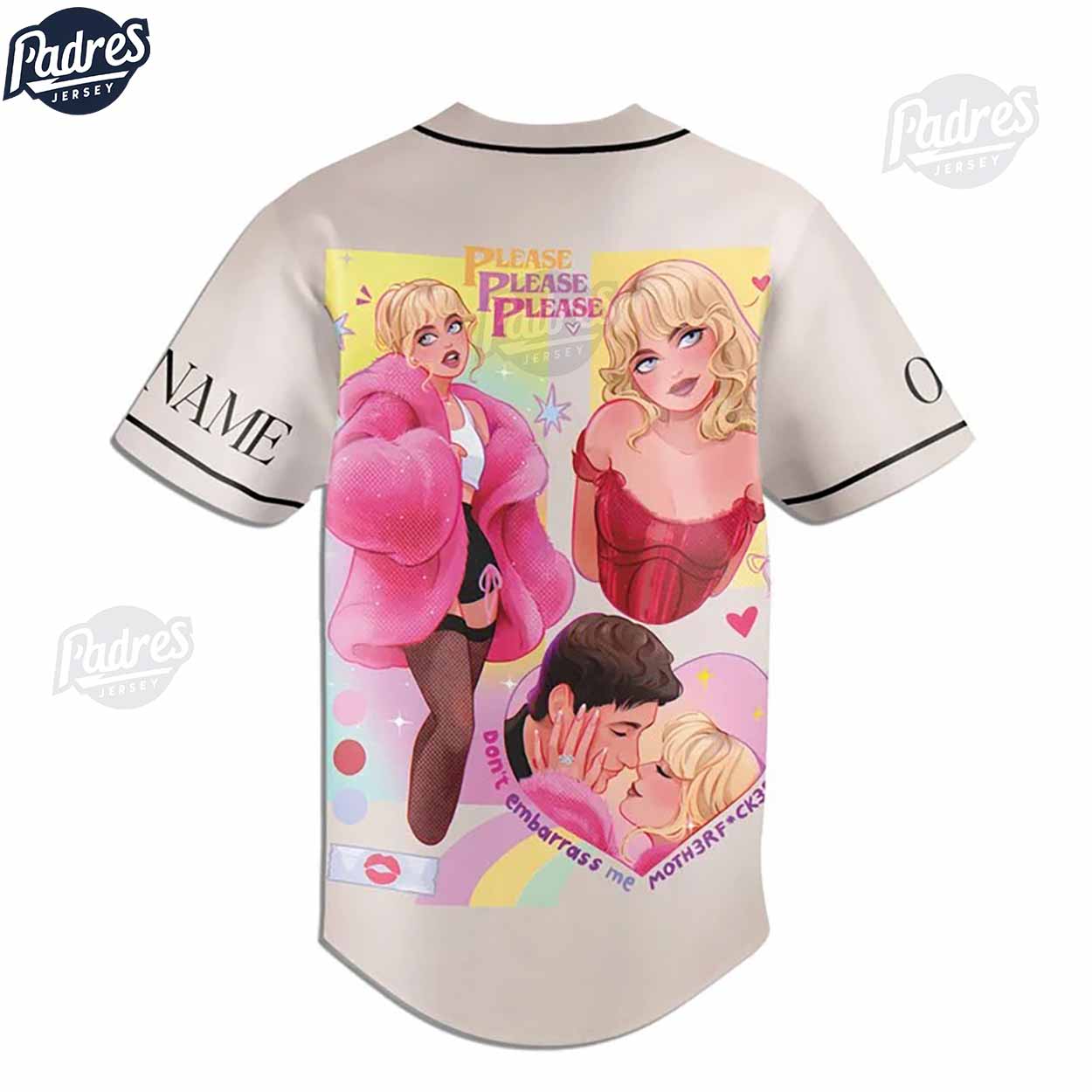 Sabrina Carpenter Custom Baseball Jersey Style - Padres Jersey Oasis: Elevate Your Baseball Style Game
