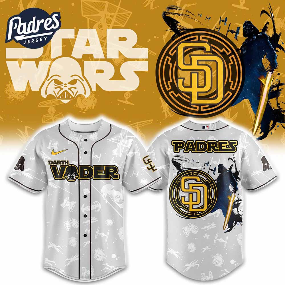 San Diego Padres MLB x Darth Vader Is Anakin Baseball Jersey - Padres Jersey Oasis: Elevate Your Baseball Style Game
