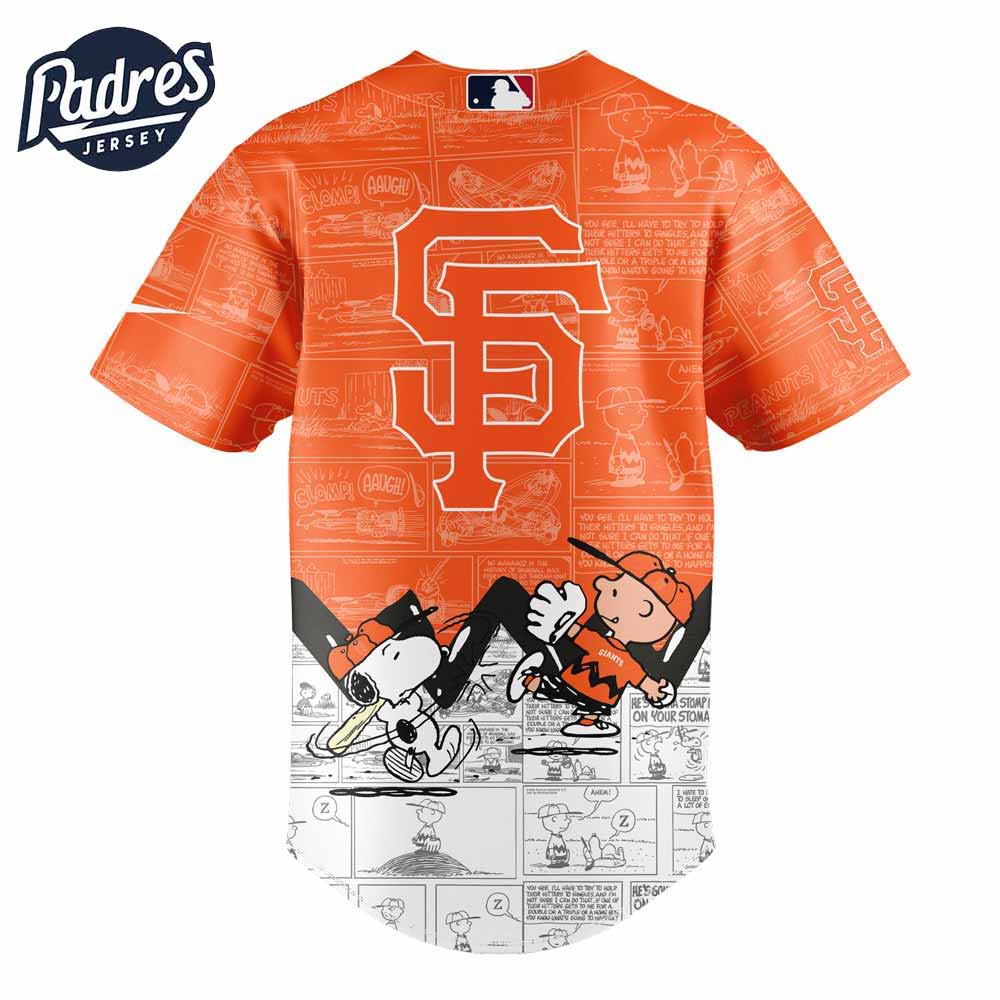 San Francisco Giants x Snoopy 75th Anniversary Baseball Jersey - Padres Jersey Oasis: Elevate Your Baseball Style Game