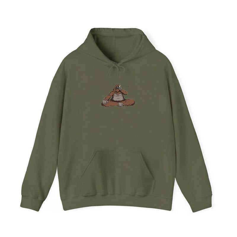 Sassy The Sasquach Sm0king Hoodie Unisex Classic Cotton, Gift for Men for Women
