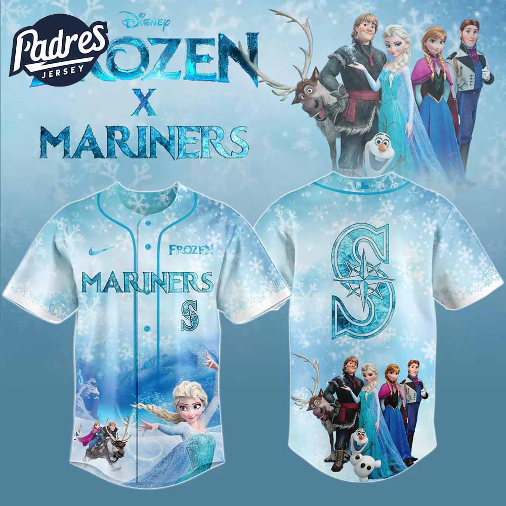 Seattle Mariners x Frozen Baseball Jersey 2025 - Padres Jersey Oasis: Elevate Your Baseball Style Game