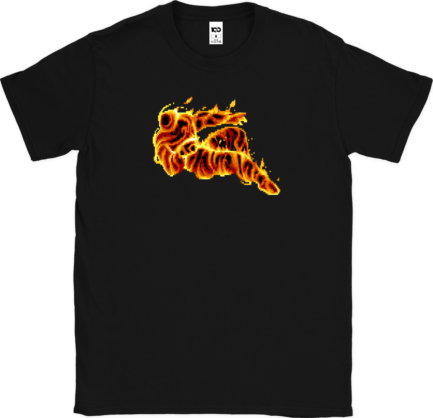 STREET FIGHTER - 'Burning Sprite' T-Shirt - Black