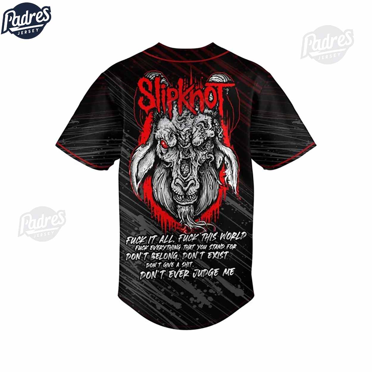 Slipknot Black Baseball Jersey - Padres Jersey Oasis: Elevate Your Baseball Style Game