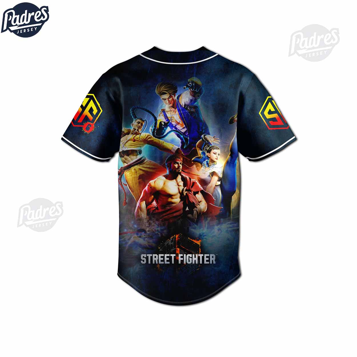 Street Fighter 6 Custom Baseball Jersey - Padres Jersey Oasis: Elevate Your Baseball Style Game