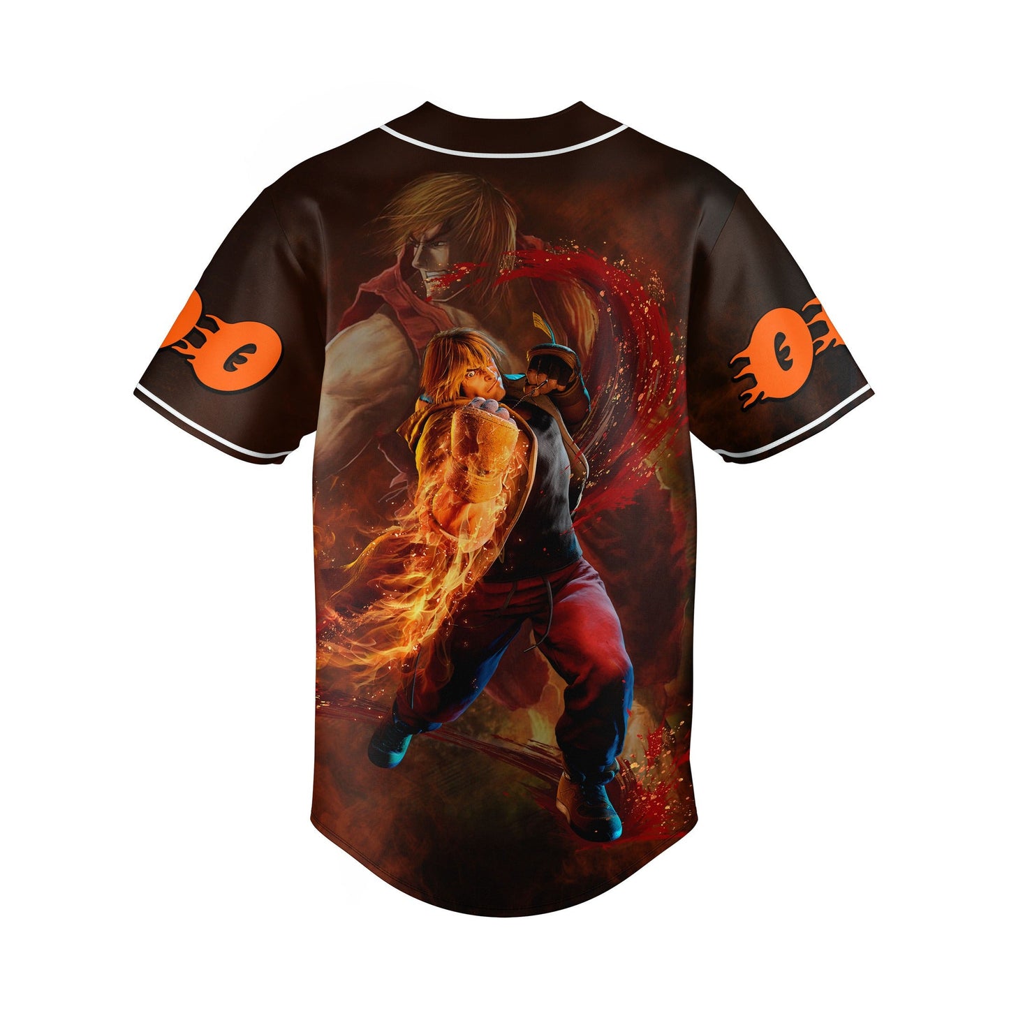Street Fighter Ken Custom Baseball Jersey - Padres Jersey Oasis: Elevate Your Baseball Style Game