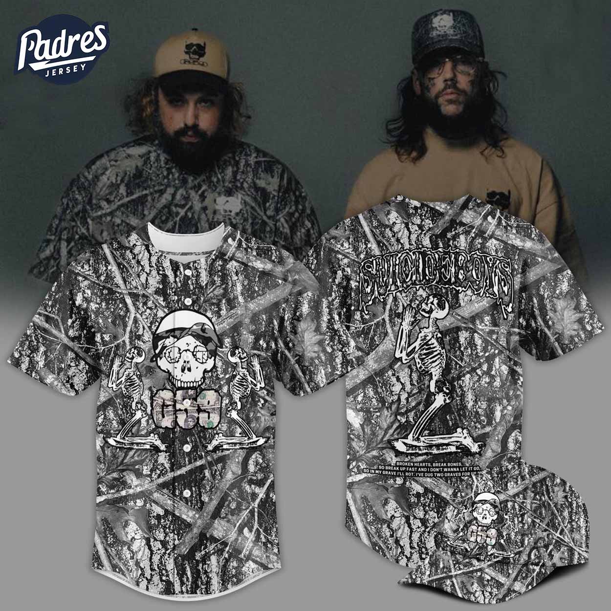 Suicideboys Grey59 Camo Baseball Jersey Style - Padres Jersey Oasis: Elevate Your Baseball Style Game