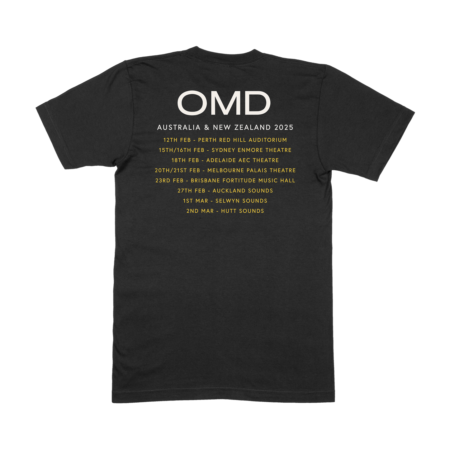 OMD / Tour Tee Mosaic (Black)