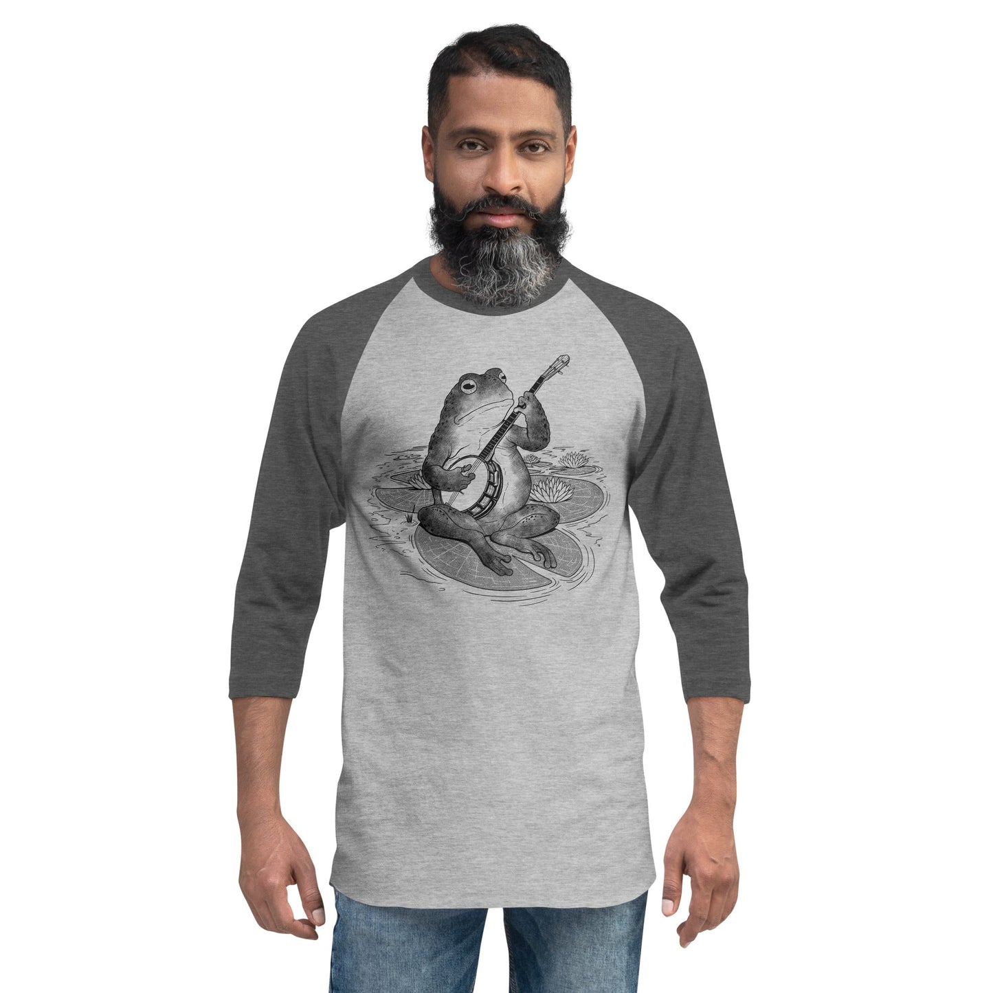 Country Frog Baseball Tee
