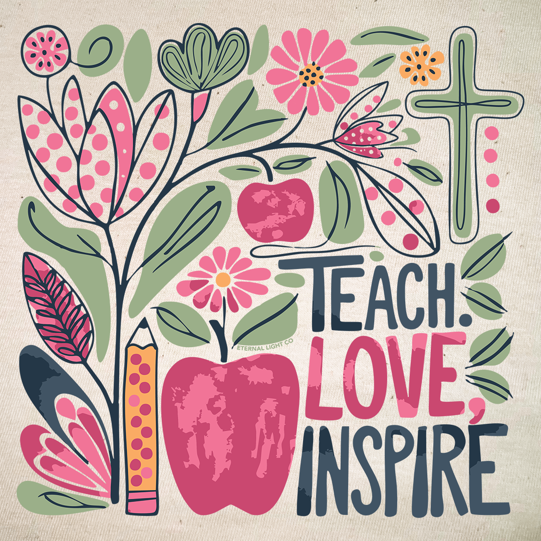 Teach Love Inspire Cross Tee