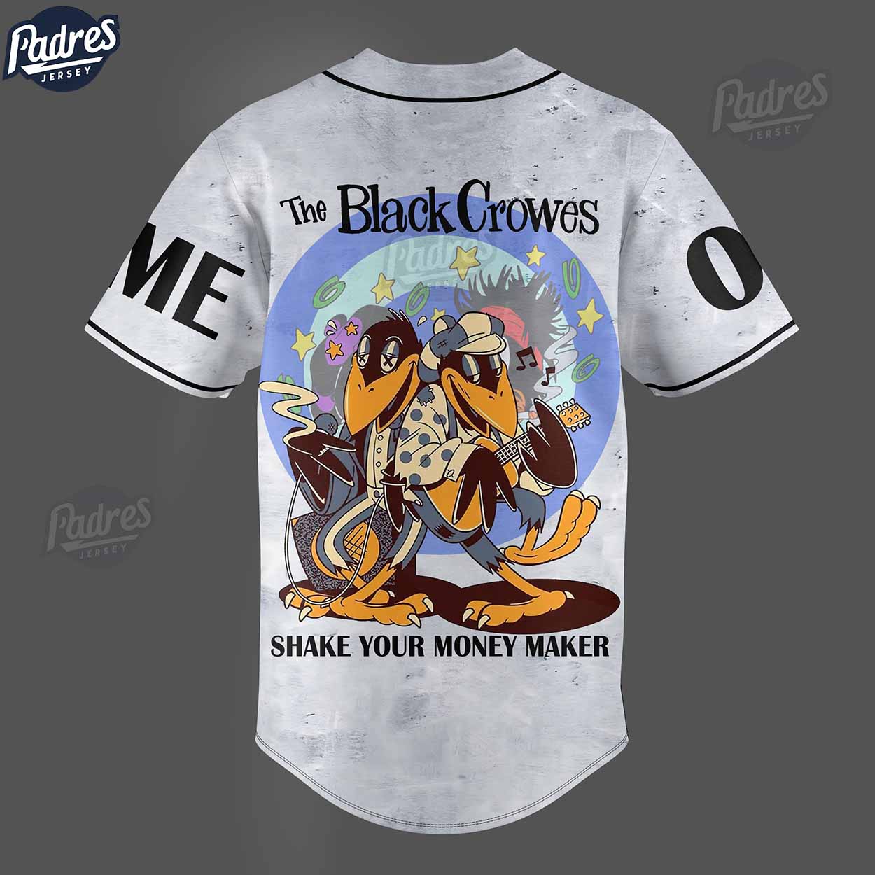The Black Crowes Band Custom Baseball Jersey Shirt - Padres Jersey Oasis: Elevate Your Baseball Style Game