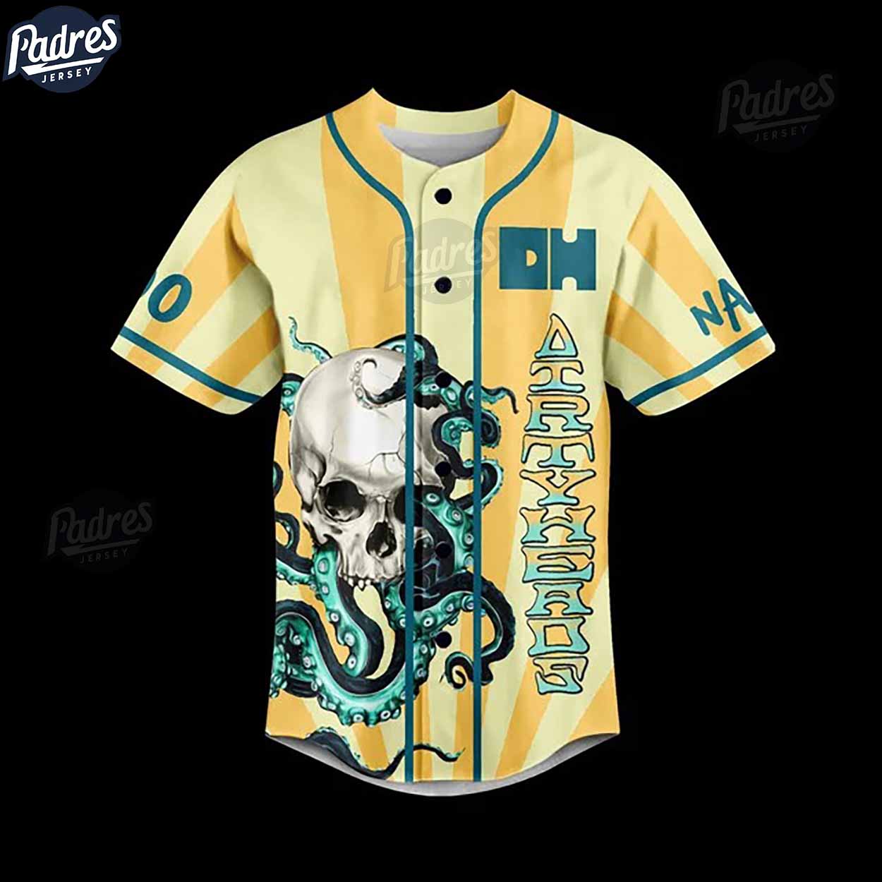 The Dirty Heads Goonies Never Say Die Custom Baseball Jersey - Padres Jersey Oasis: Elevate Your Baseball Style Game