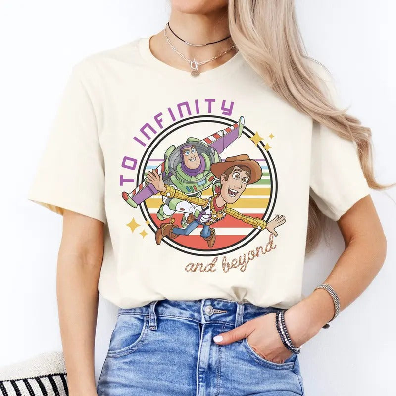 Toy Story To Infinity And Beyond T Shirt Hoodie Sweater Buzz Lightyear Shirt Sheriff Woody Shirt Toy Story Birthday Best Friends Shirt