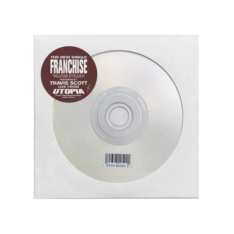 Travis Scott Franchise Promo Single CD 2020 (CJ-PROM-CD) One Size