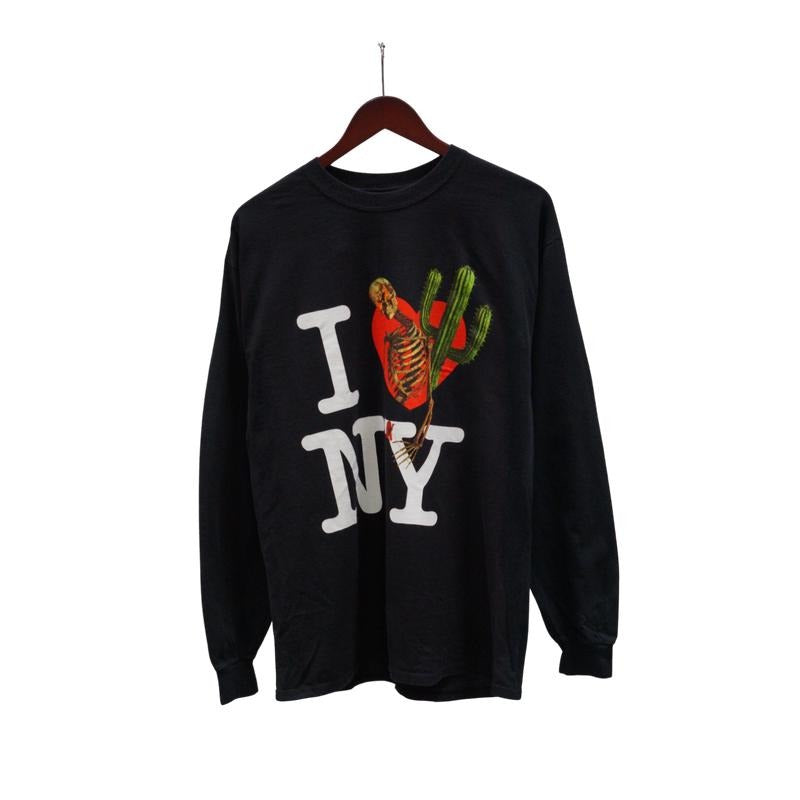 Travis Scott I Love NY MSG Long Sleeve Tee Black