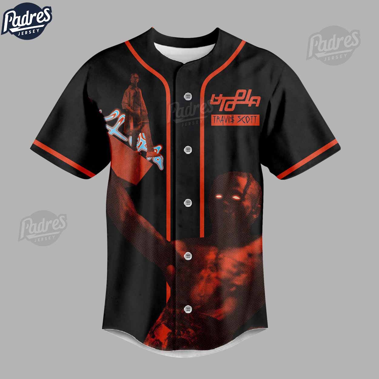 Travis Scott Rapper Baseball Jersey - Padres Jersey Oasis: Elevate Your Baseball Style Game