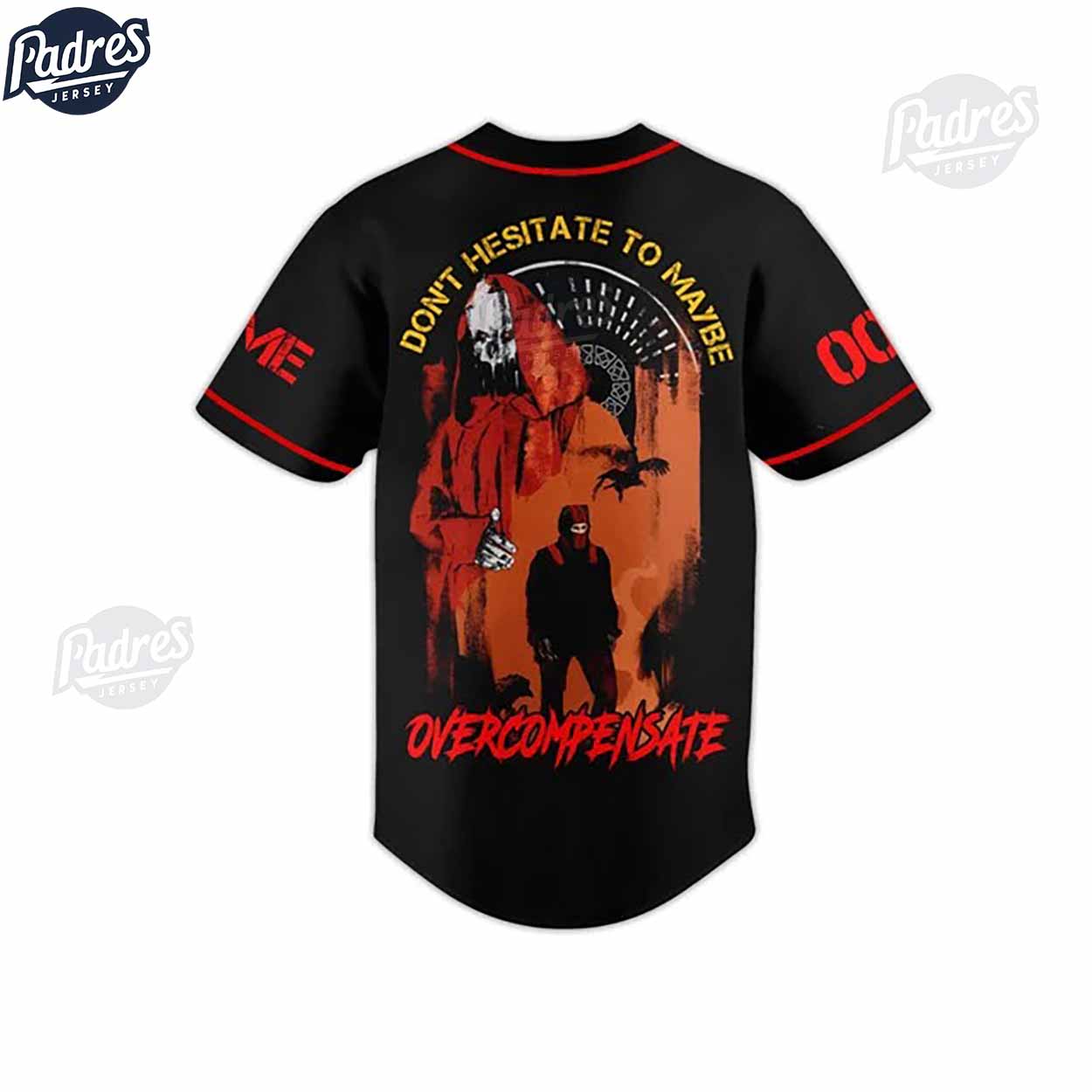 Twenty One Pilots Overcompensate Custom Baseball Jersey - Padres Jersey Oasis: Elevate Your Baseball Style Game