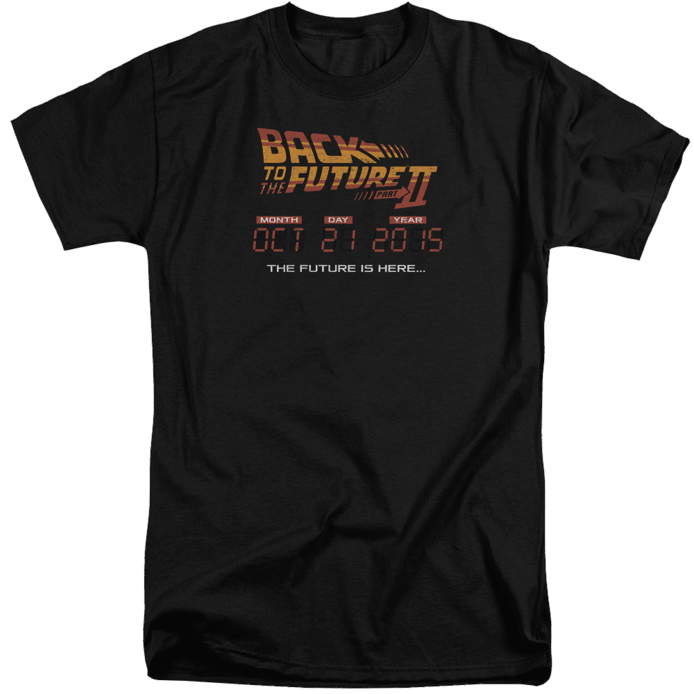Back to the Future Trilogy Future Is Here - Men's Tall Fit T-Shirt
