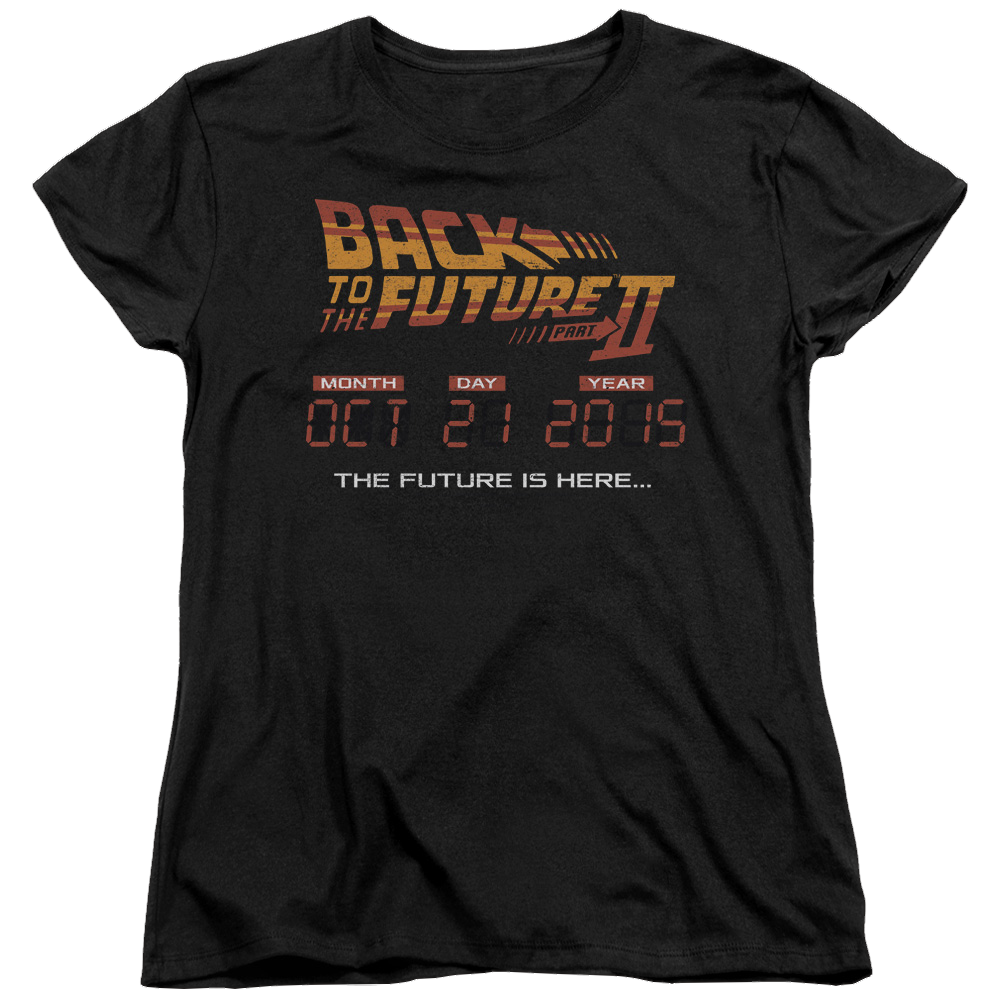 Back to the Future Trilogy Future Is Here - Women's T-Shirt