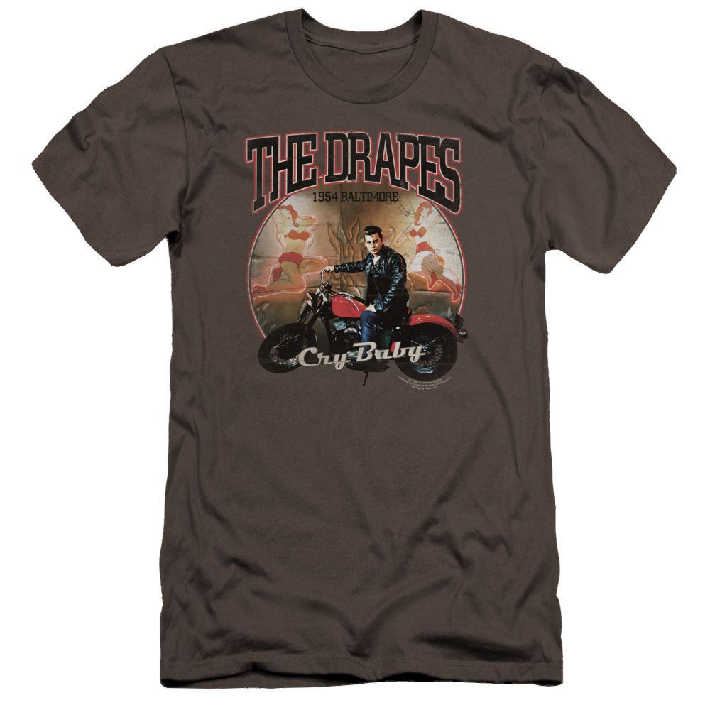 Cry Baby Drapes - Men's Premium Slim Fit T-Shirt