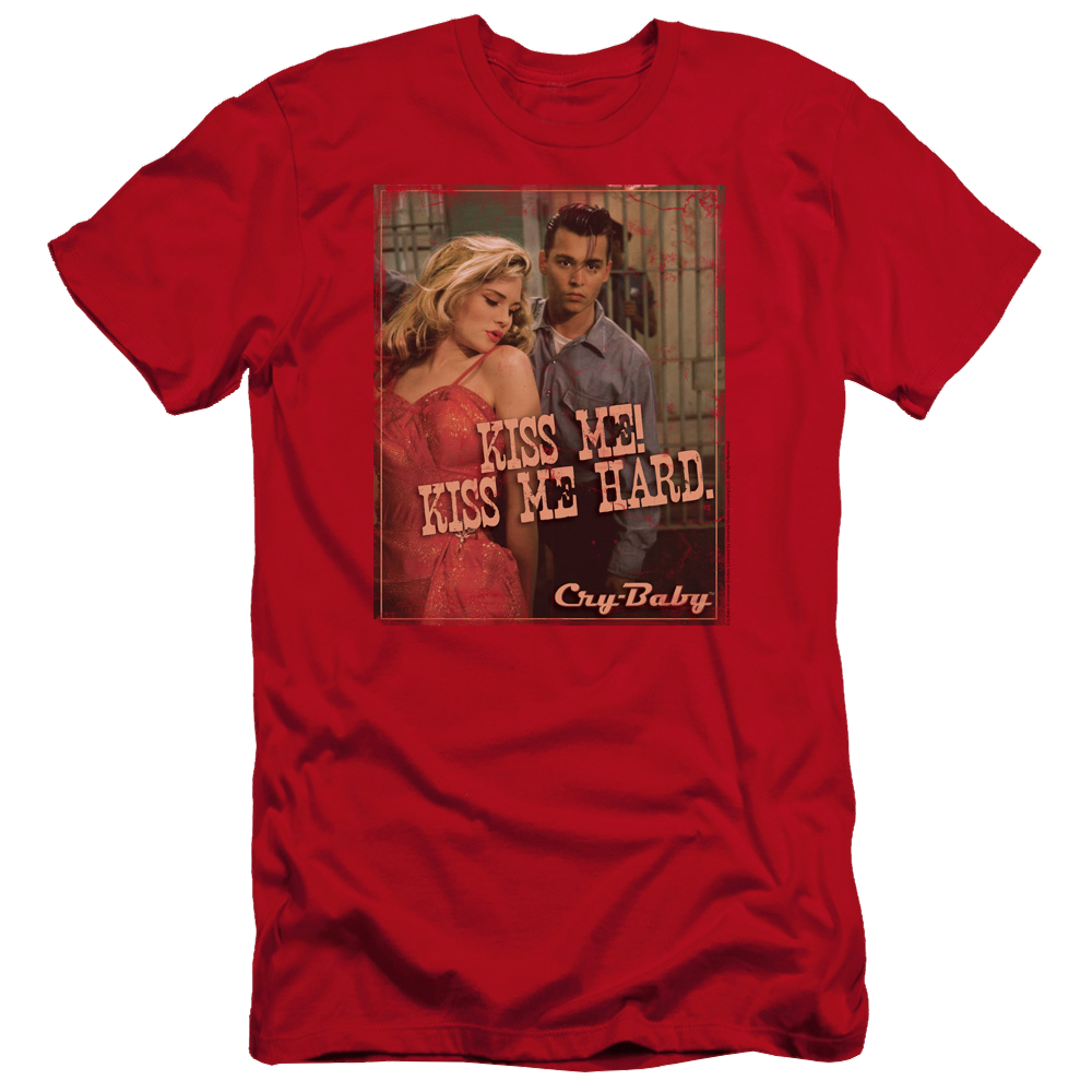 Cry Baby Kiss Me - Men's Premium Slim Fit T-Shirt