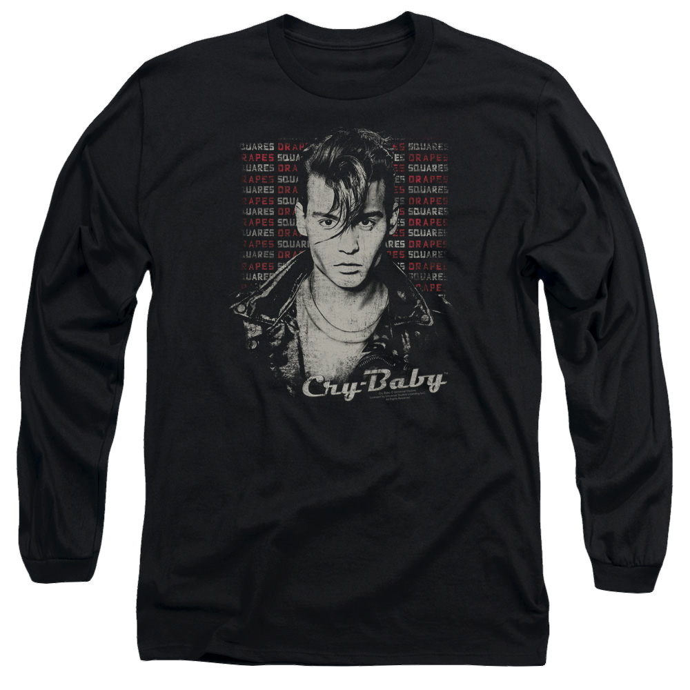 Cry Baby Drapes & Squares - Men's Long Sleeve T-Shirt