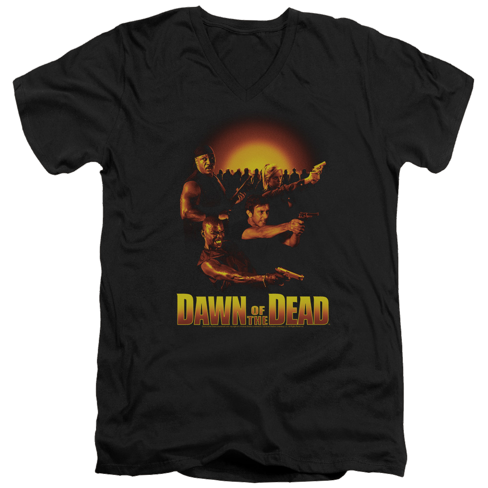 Dawn of the Dead Dawn Collage - Men's V-Neck T-Shirt