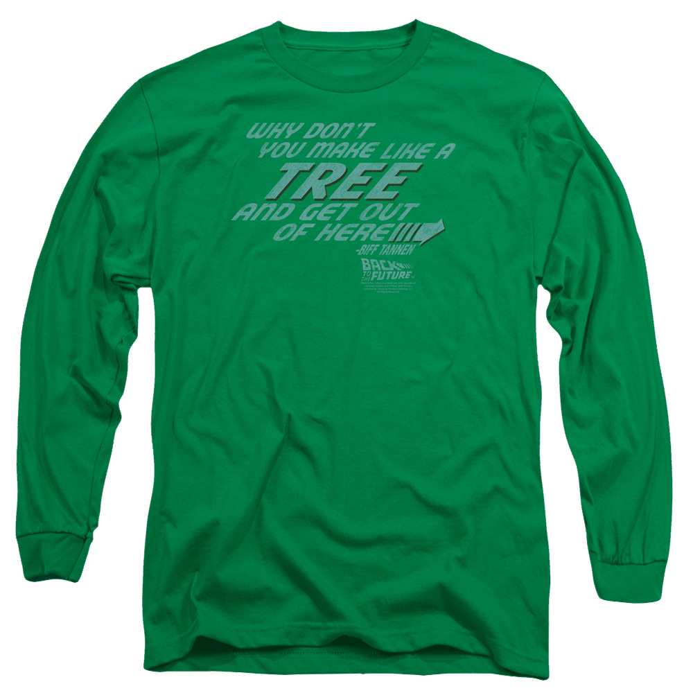 Back To The Future Make Like A Tree - Men's Long Sleeve T-Shirt