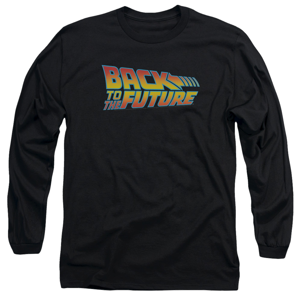 Back To The Future Logo - Men's Long Sleeve T-Shirt