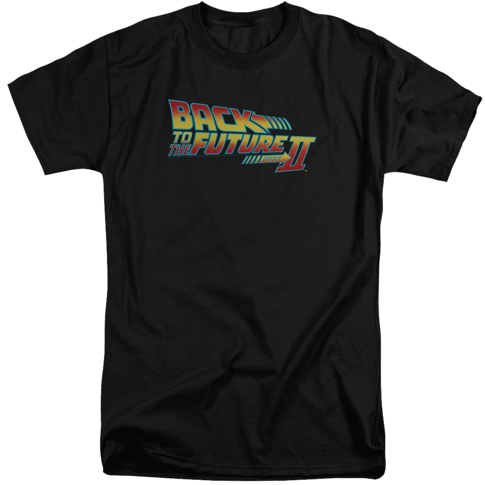 Back to the Future Trilogy Logo - Men's Tall Fit T-Shirt