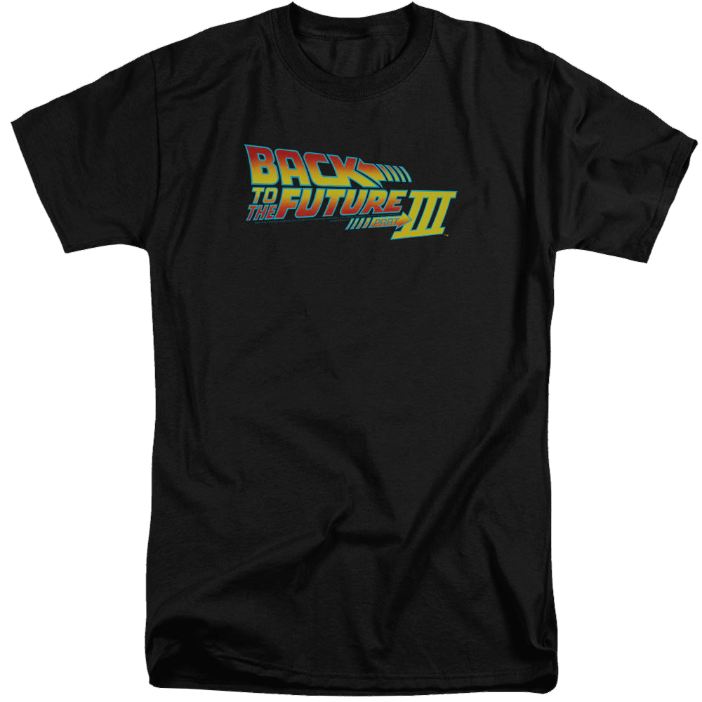 Back to the Future Trilogy Logo - Men's Tall Fit T-Shirt Style001