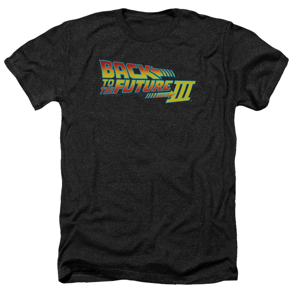 Back to the Future Trilogy Logo - Men's Heather T-Shirt