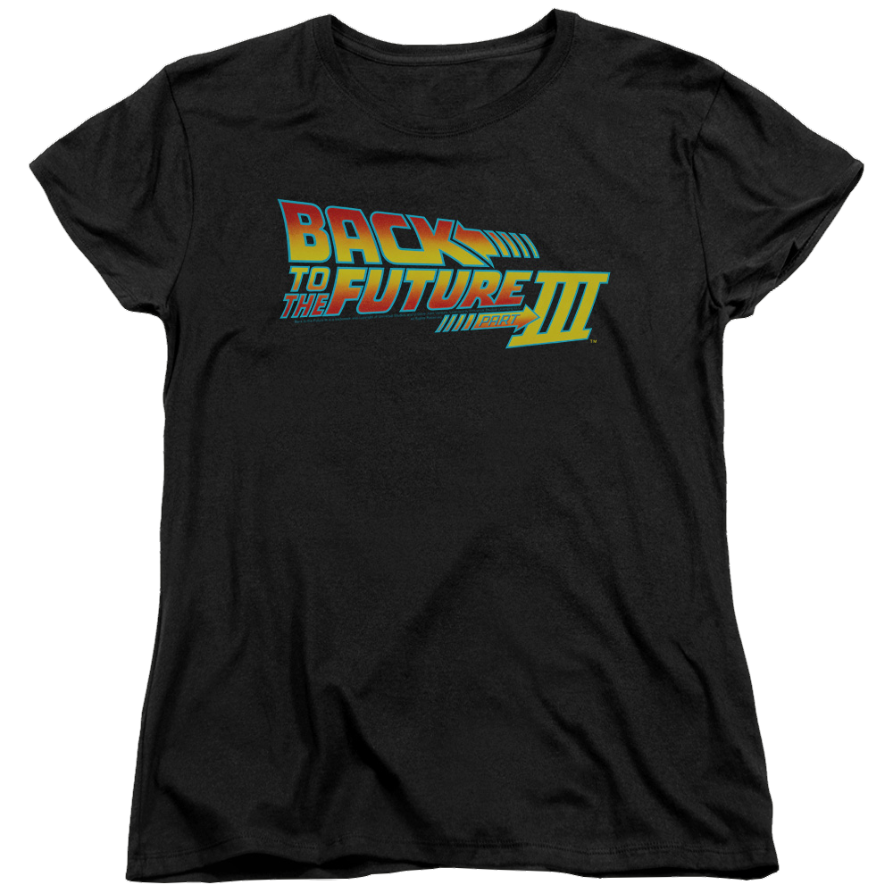 Back to the Future Trilogy Logo - Women's T-Shirt Style001