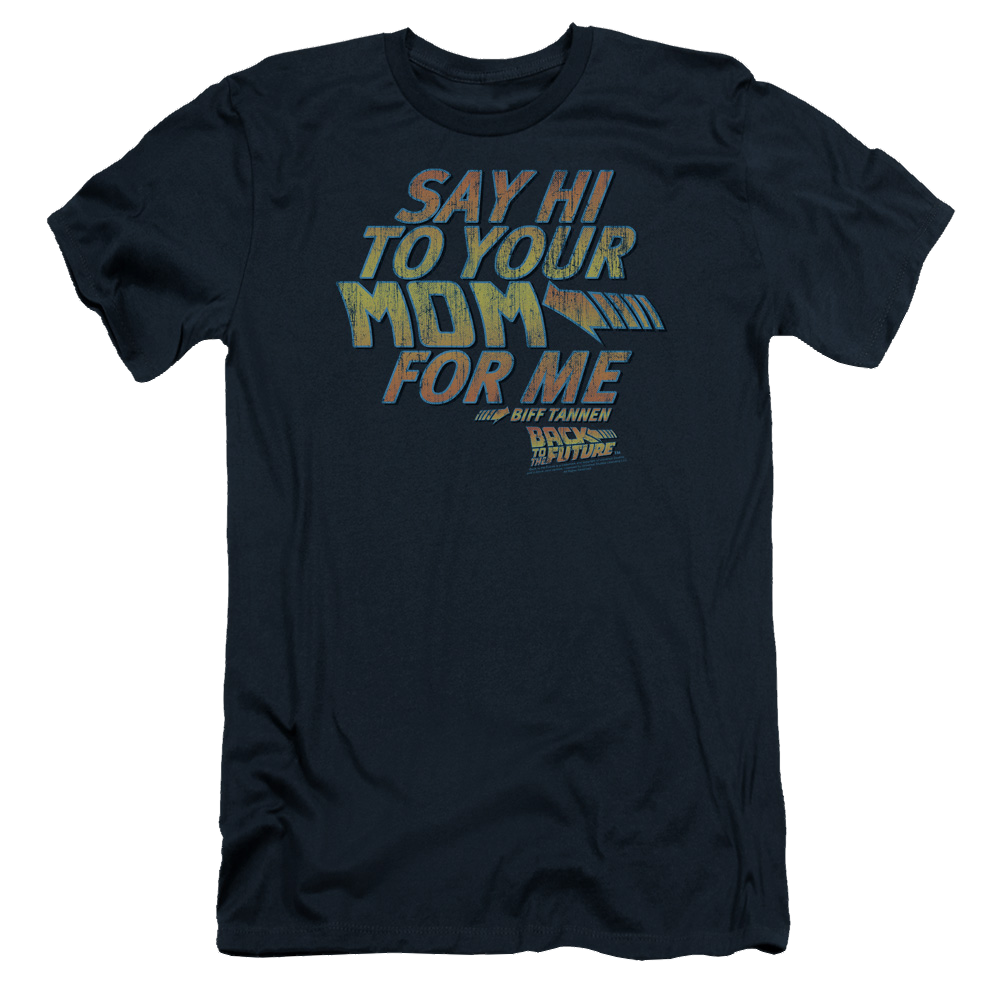 Back To The Future Say Hi - Men's Slim Fit T-Shirt