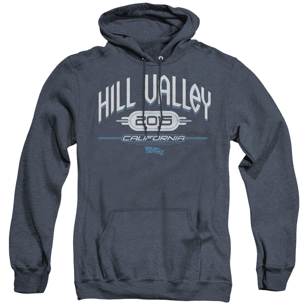 Back to the Future Trilogy Hill Valley 2015 - Heather Pullover Hoodie