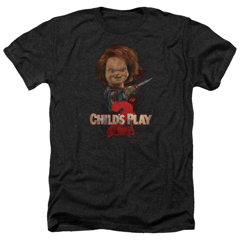 Child's Play Heres Chucky - Men's Heather T-Shirt