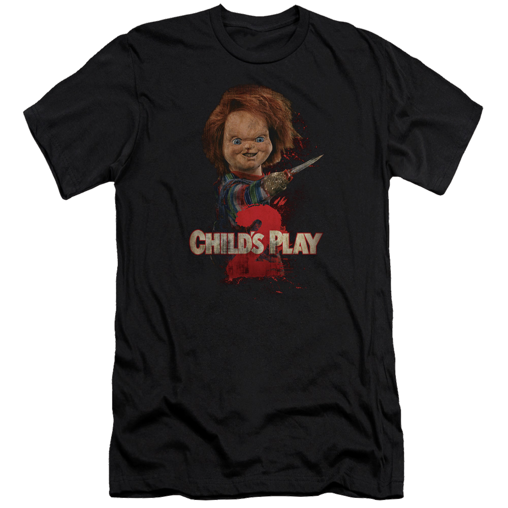 Child's Play Heres Chucky - Men's Premium Slim Fit T-Shirt