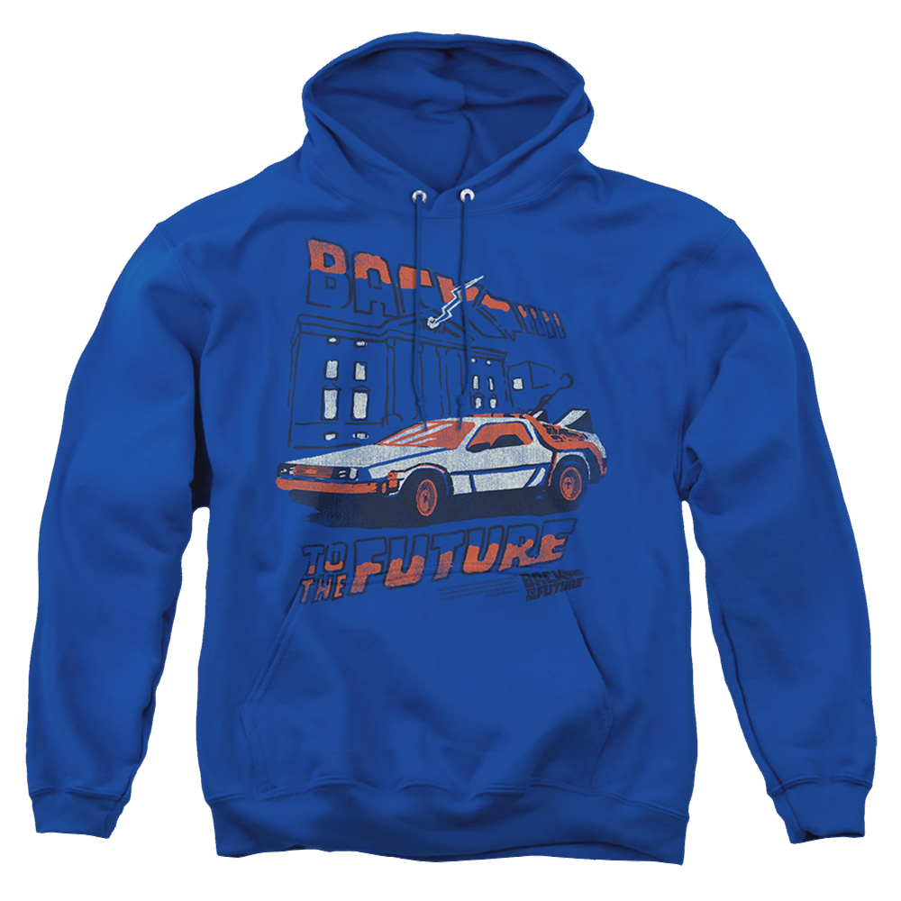 Back To The Future Lightning Strikes - Pullover Hoodie