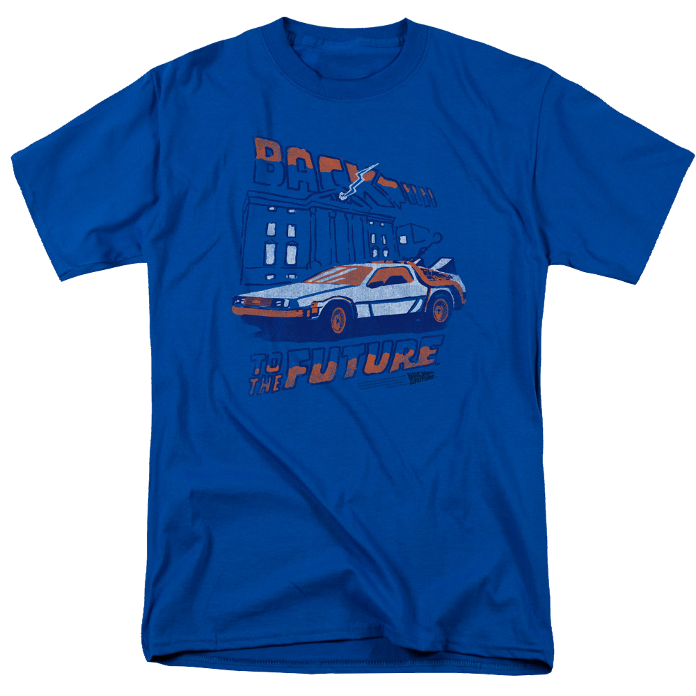 Back To The Future Lightning Strikes - Men's Regular Fit T-Shirt
