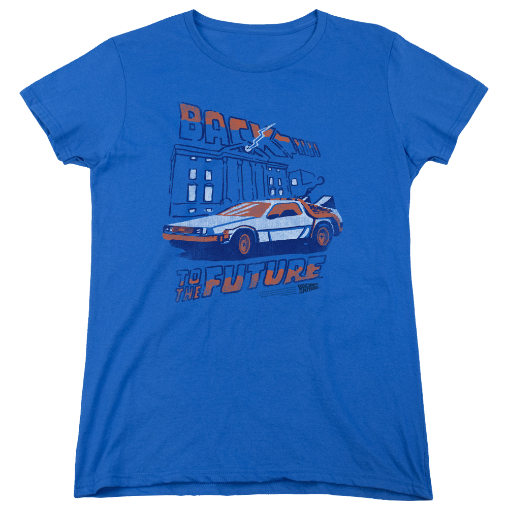Back To The Future Lightning Strikes - Women's T-Shirt