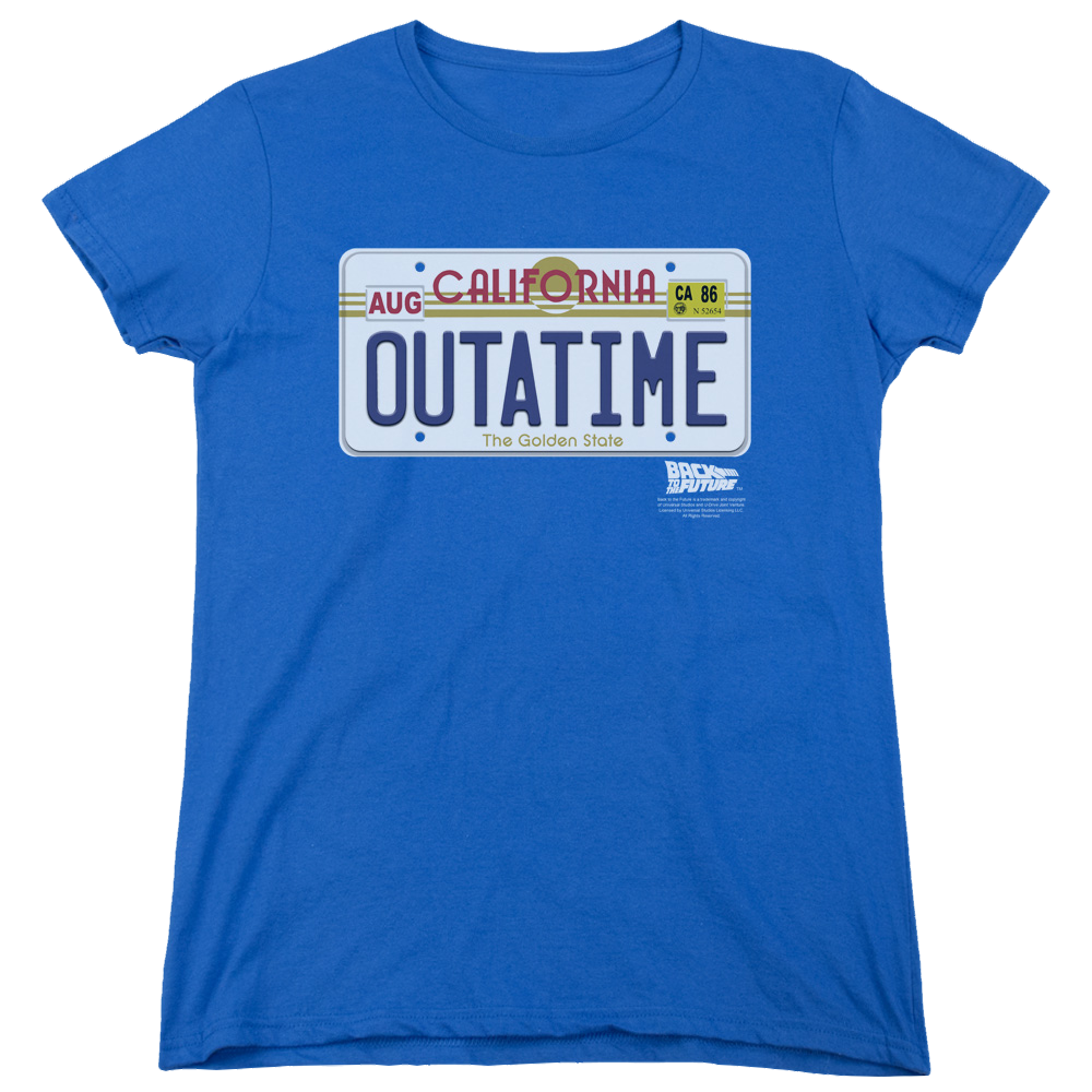 Back To The Future Outatime Plate - Women's T-Shirt
