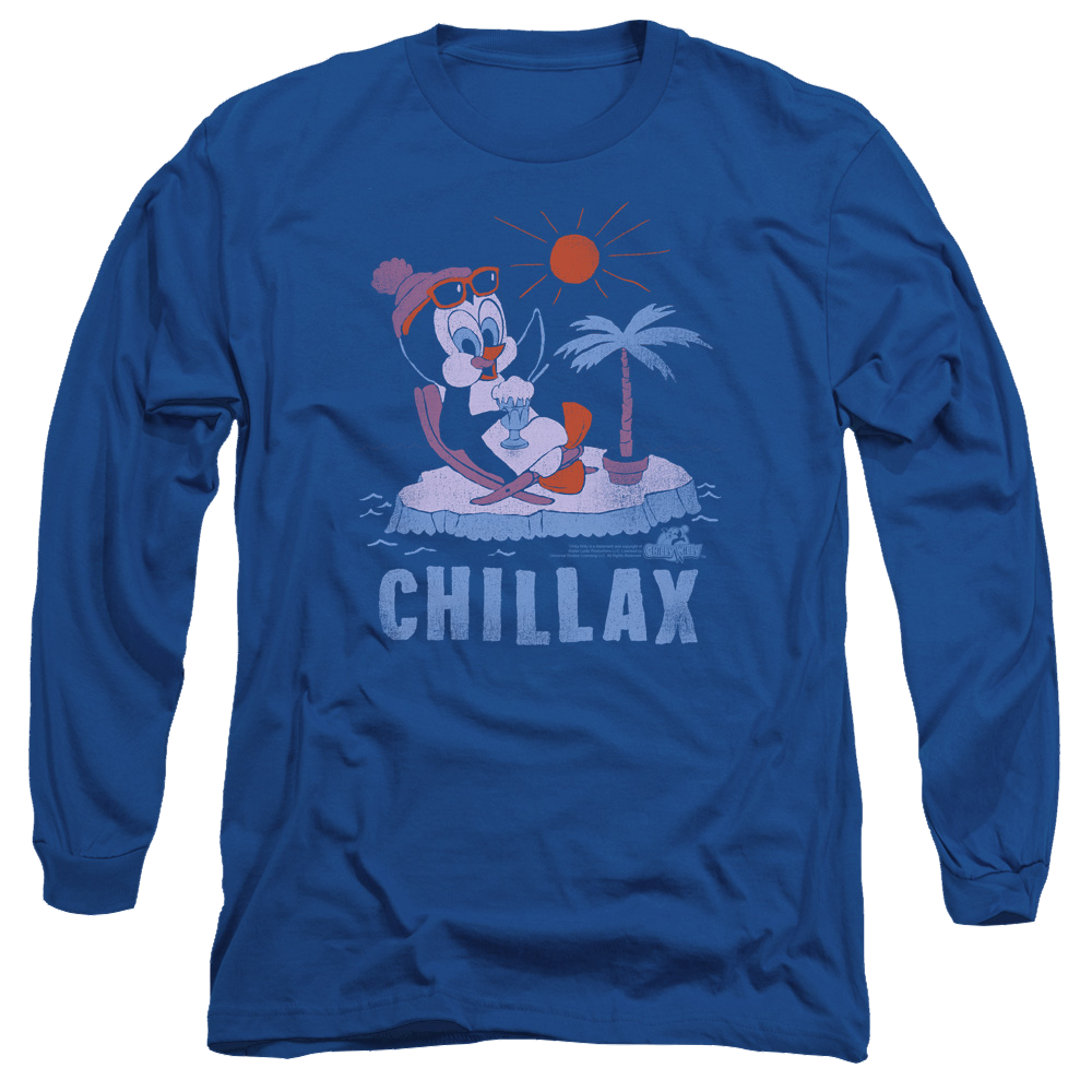 Chilly Willy Chillax - Men's Long Sleeve T-Shirt