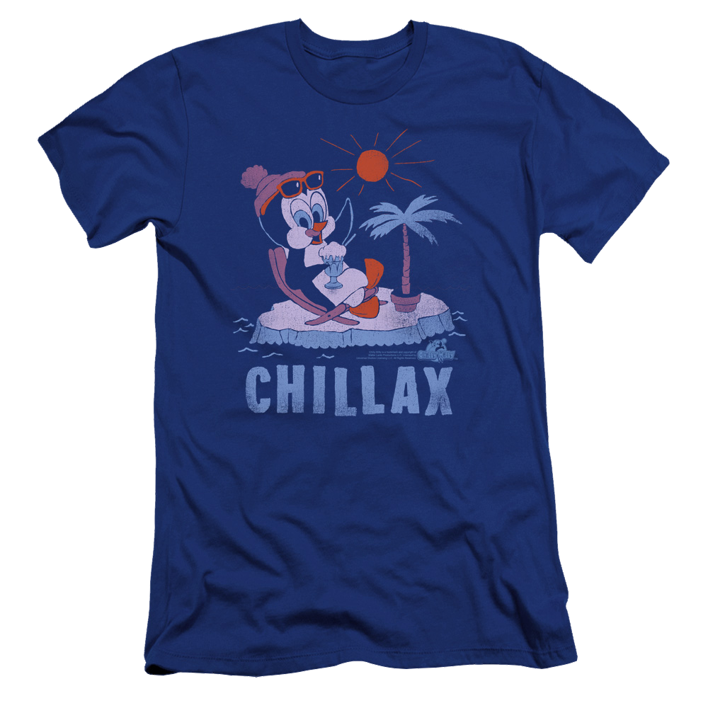 Chilly Willy Chillax - Men's Premium Slim Fit T-Shirt