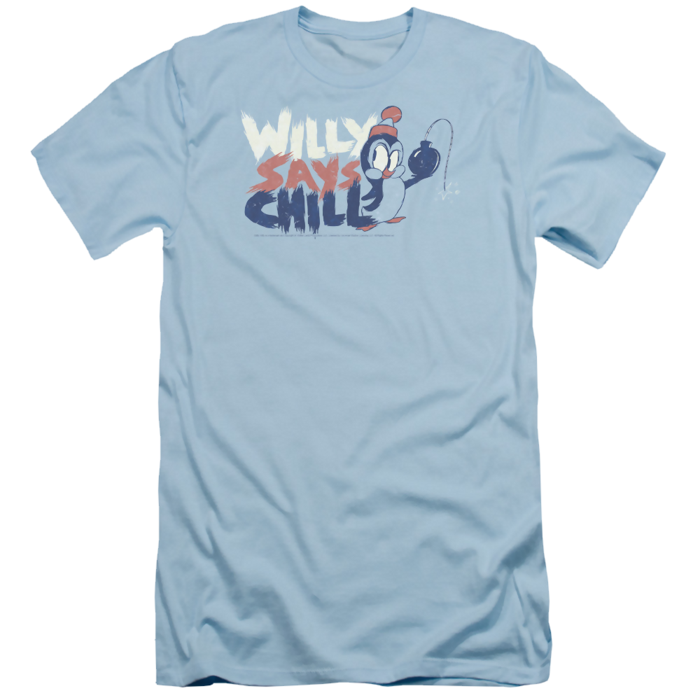 Chilly Willy I Say Chill - Men's Slim Fit T-Shirt