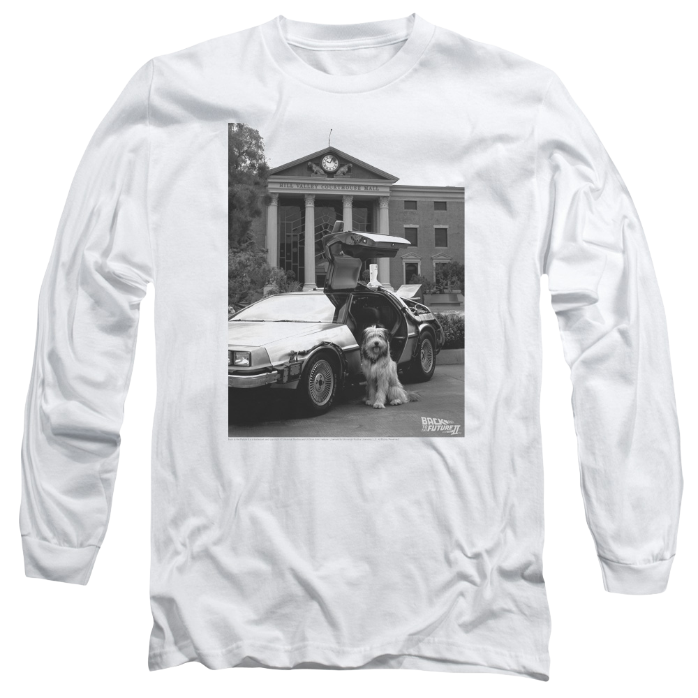 Back to the Future Trilogy Einstein - Men's Long Sleeve T-Shirt