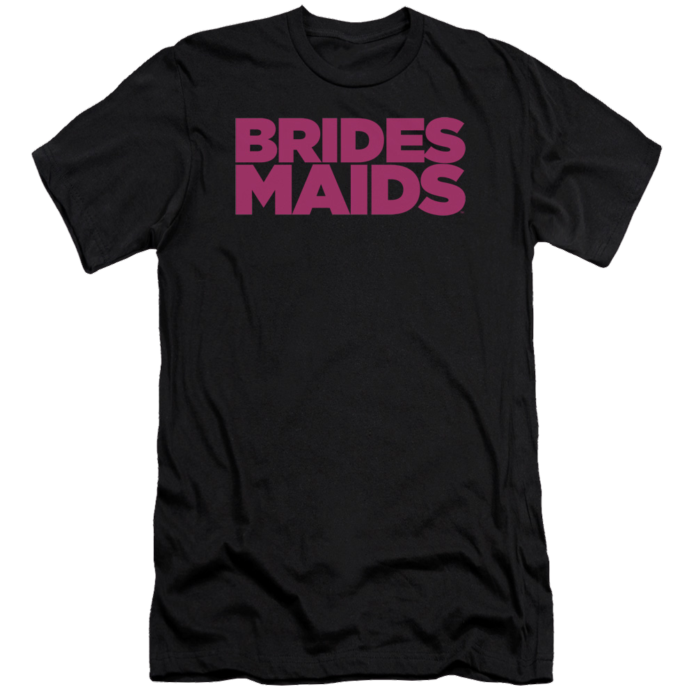 Bridesmaids Logo - Men's Premium Slim Fit T-Shirt
