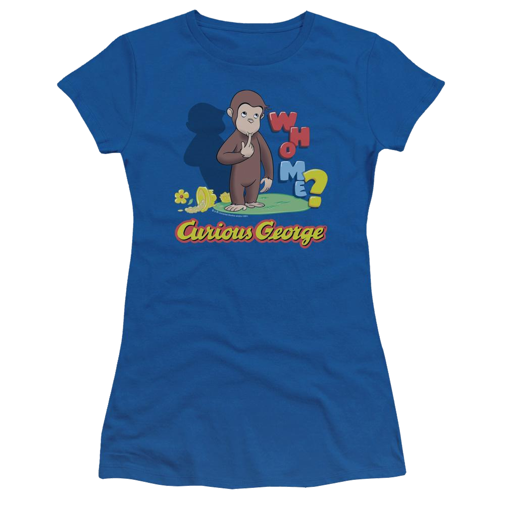 Curious George Who Me - Juniors T-Shirt